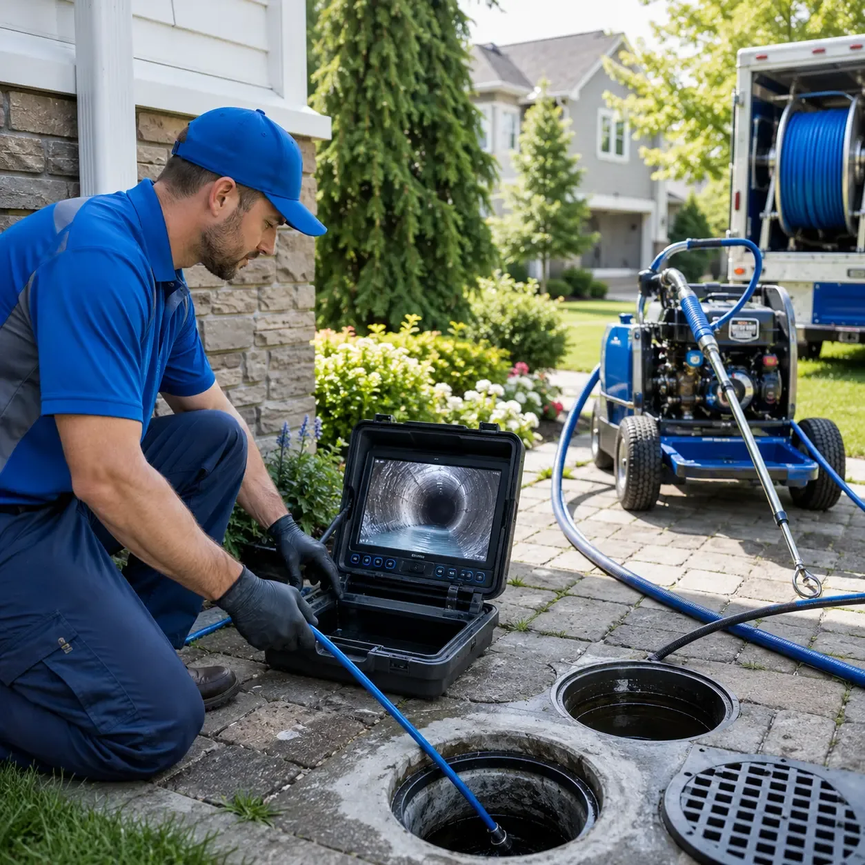 Outdoor drain cleaning professionals serving Morgan, VT